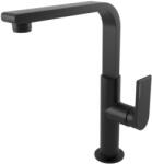 Bugnatese SIMPLE Tört kifolyós mosdócsaptelep leeresztő nélkül matt fekete színben 6618SNE (6618SNE)