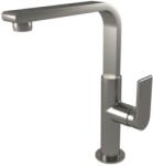 Bugnatese SIMPLE Tört kifolyós mosdócsaptelep klikk-klakk leeresztővel szálcsiszolt nikkel színben 6618SCNS (6618SCNS)