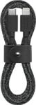 Native Union - Fonott USB-C - Lightning kábel - fekete (BELT-KV-CL-CS-BK-2)