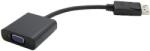 Valueline DisplayPort VGA/D-Sub Convertor Negru 20cm 12.99. 3135 (12.99.3135)