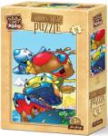 Art Puzzle Дървен пъзел Art Puzzle от 16 части - Бързото кученце (5851) - ozone