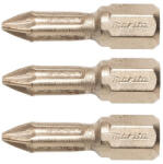 Makita gyémánt-zafír bevonatú bit PZ2 25mm 3db (P-38641) (P-38641)