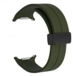 Cellect Samsung Galaxy Watch Ultra 24mm mágneses szilikon óraszíj sötétzöld (CEL-STRAP-WATCH7U-GR) (CEL-STRAP-WATCH7U-GR)