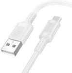 BOROFONE Cablu Date si Incarcare USB-A - microUSB Borofone BX111 Feliz, 18W, 1m, Alb - evomag