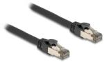 Delock U/FTP CAT6A Patch Kábel - 5 m, Fekete