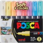 uni Uni POSCA PC-1M (angol) pasztell 8db-os marker készlet (186724) (186724)