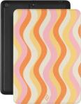 BURGA iPad 10, 2" Flip Tok - Sárga Szívárvány