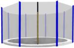 AGA Külső védőháló 305 cm átmérőjű trambulinhoz 8 rudas AGA MR1510OUT-8Blue - Fekete/kék (K11182) - kertaktiv