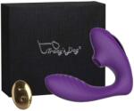 Tracy's Dog 2 - léghullámos 2in1 vibrátor (lila) - vagyaim