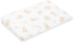 NEW BABY Baba párna huzat- ék alakú New Baby BASIC fehér 59x37cm bear beige - pindurka