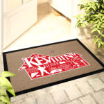  Karácsonyi Lábtörlő 60x40 cm "Reszkessetek betörők - Keviiin" színes HD (DO129217-Doormat-60x40)