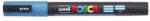 uni Dekormarker, 0, 9-1, 3 mm, UNIPosca PC-3ML, fényes világoskék (TUPC3MFVK) (285338000)