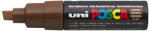 uni Dekormarker, 8 mm, vágott, UNI Posca PC-8K, barna (TUPC8KB) (300541000)