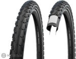 Schwalbe Land Cruiser Plus 28x1, 75 PunctureGuard Reflex gumiabroncs, drót, zöld