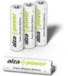 AlzaPower Super Alkaline LR6 (AA) 4 db öko dobozban (APW-BAA04BX)