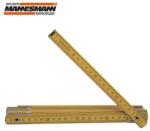 Brüder Mannesmann Дървен сгъваем метър, 2 м (m 810-2)