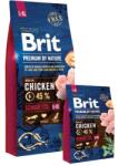 Brit Brit Premium by Nature Senior L+XL Храна за кучета, суха, за възрастни, с ябълка, пилешко, царевица, 15 kg