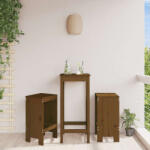 vidaXL 2 db mézbarna tömör fenyőfa bárszék 40x36x75 cm (825348) - pepita