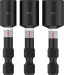 Bosch Set 3 chei tubulare PRO Impact 1/4", 5/16", 3/8 (2608521U65) Set capete bit, chei tubulare