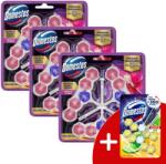Domestos Aroma Lux WC frissítő blokk Hibiscus Charm koncentrált illóolajokkal (9x50g) + Ajándék Domestos Duo WC blokk