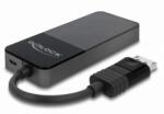 DELOCK Splitter Delock 87737, 3x DisplayPort, Black (87737)