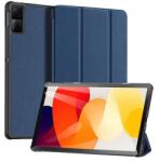 Dux Ducis Redmi Pad SE 11 DUX DUCIS DOMO tok álló, bőr hatású aktív FLIP, textil minta, SÖTÉTKÉK GP-150374 (GP-150374)