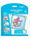 Diamond Dotz Diamond Dotz: QuickDotz képkészítő készlet, 13 x 13 cm - Sellő (DTZ5.002) - jatekbolt