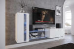 Venezia Concept - Nappali Falra Szerelhető Szekrény - 216x91 cm (C45N-M-W-4-1B)