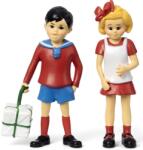 Pippi Set figurine Pippi - Tommy și Annika de la Pippi șosetele lungi (44379400) Figurina