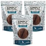 Simply from Nature Meat Strips Húscsíkok kacsával és almával kutyáknak 3x80 g