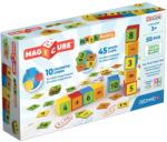Geomag Set de cuburi magnetice Geomag - Magicube, Math Building, 55 de piese (G256) Jucarii de constructii magnetice