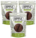 Simply from Nature Meat Strips Hús szarvas csíkok kutyáknak 3x80 g