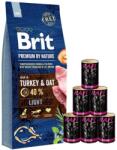 Brit Premium By Nature Light 15 kg + nedves eledel pulykával 6x1240 g