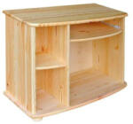 Komforttéka Fenyőfa TV Állvány - 138 cm