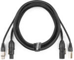 PD CONNEX CX07-2m DMX/FÉNY Jel&Táp Hosszabbító Kombikábel (XLR + PowerCon)