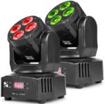 BeamZ MHL36 2db Robotlámpa, 4x9W RGBW Led, DMX