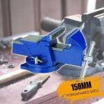 Flinke Öntöttvas Asztali Satu - Forgatható - 150 mm