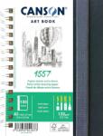 Canson Book Wire Bound Long Side Caiet de schițe A5 120 g Portrait (C31200L008)