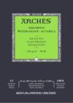 ARCHES Watercolour Cold Pressed Pad Natural White Скицник 15 29, 7 x 21 cm 185 g (A1795218)
