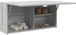 vidaXL szürke sonoma szerelt fa fali fürdőszobaszekrény 80x25x40 cm (860090)