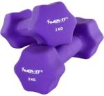 MOVIT Egykezes súlyzó szett MOVIT® 2 x 2 kg lila (20040393) - kokiskashop