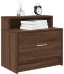 vidaXL éjjeliszekrények fiókos 2 db barna tölgy 51 x 31 x 47 cm (858681)