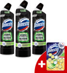 Domestos Zéró WC Vízkőoldó 3x750ml Lime + Ajándék Domestos WC rúd