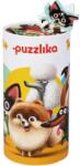 Puzzlika 14248 Dogs 5 in 1 - puzzle 5 poze cu 27 de piese (MA2-14248) Puzzle