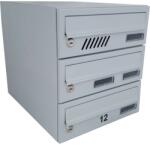  M30 Moduláris Postaláda - 3db, RAL 7035 Szürke (1138-22116)