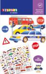 Playbox PlayBox: járgányok matrica csomag 3 ív 570db (2470627) - innotechshop