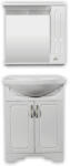 Sanitop Set mobilier baie Rustik Antik 60, dimensiune 45 x 60 cm, culoare alba