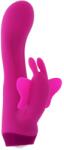 SELOPA Vibrator Butterfly Love, 10 Moduri Vibratii, Silicon, USB, Roz, 13.8 cm Vibrator
