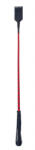 Devil Sticks Cravasa Devil Sticks Slapper Crop din Piele Naturala, Rosu/Negru, 72 cm