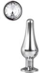 DreamToys Dop Anal Pleasure Plug Medium Argintiu Gleaming Love